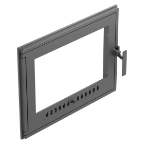 Дверка каминная герметичная ДКГ-11С, со стеклом