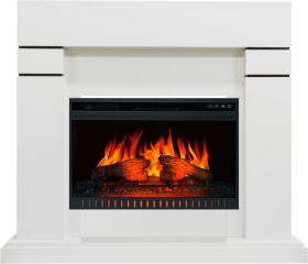 Каминокомплект Lindos - Алебастр (Высота 915 мм) с очагом Vision 26 EF LED FX