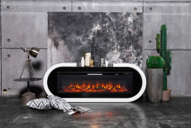 Каминокомплект Soho - Серый графит с очагом Vision 60 LOG LED