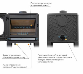 Печь-камин EVEREST F10