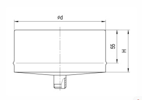 Конденсатоотвод для сэндвича (304/0,5 мм) Ф210 внутр.