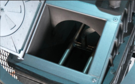 Чугунная банная печь Амур-ПРО ЗК. Панорамная дверца (сетка)