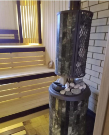 Сетка-каменка комбинированная ламель «Окаменевшее дерево» наборное