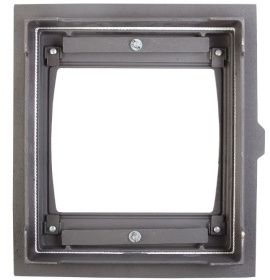 ДТГ-8С Чугунная дверка топочная герметичная "Кижи" окрашенная со стеклом 340х370х130