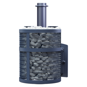 Чугунная печь для бани Искандер ЗК 25 (П2) Pro Ураган