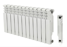 Радиатор алюминиевый AL-80-350 (12 секций)