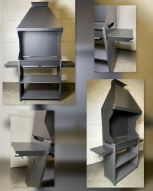 Мангал Народный 800 с зонтом