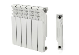 Радиатор алюминиевый AL-80-350 (6 секций)