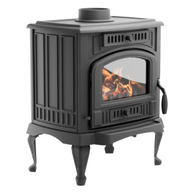 Чугунная печь-камин отопительная ПМЧ-12С