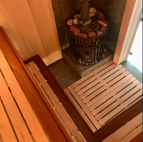 Чугунная банная печь AVANGARD ЗК 40 (П2) Pro Ураган в круглой сетке