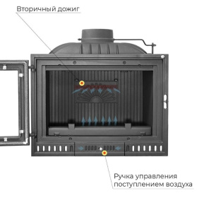 Чугунная каминная топка EVEREST Z14